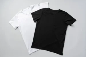 T-shirt basique unisexe coton doux